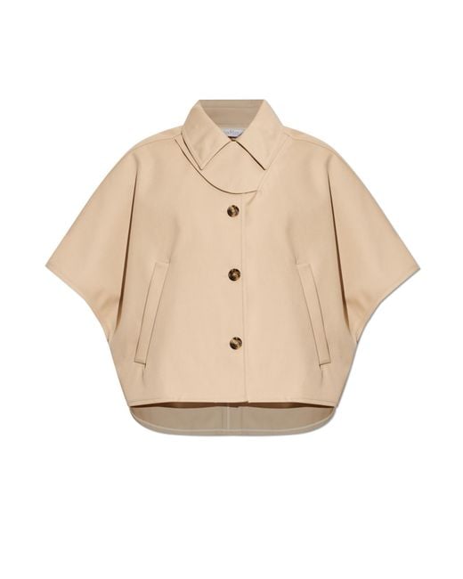 Max Mara Natural Poncho 'Paggio'
