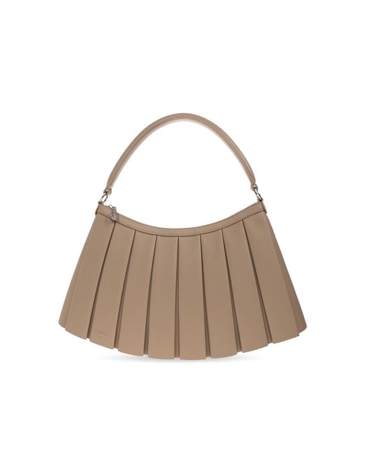 Lacoste Natural Shoulder Bag 'Runway Lenglen Large'