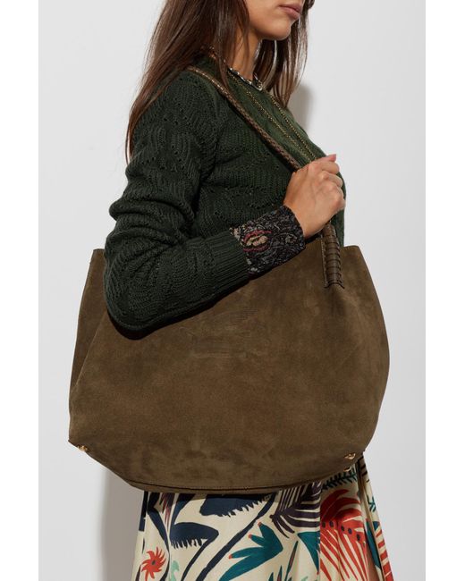 Etro Brown "Libra Large" Bag