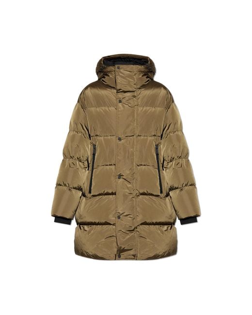 DSquared² Natural Long Down Jacket, for men