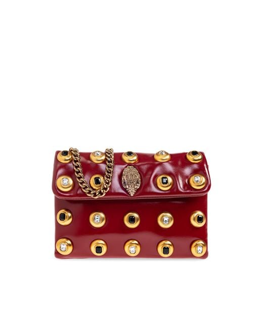 Kurt Geiger Red Shoulder Bag 'Kensington Medium'