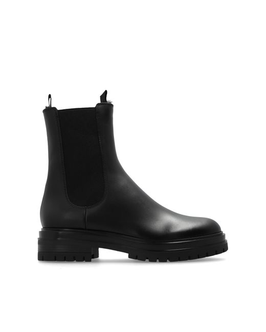 Gianvito Rossi Black Ankle Boots Chester
