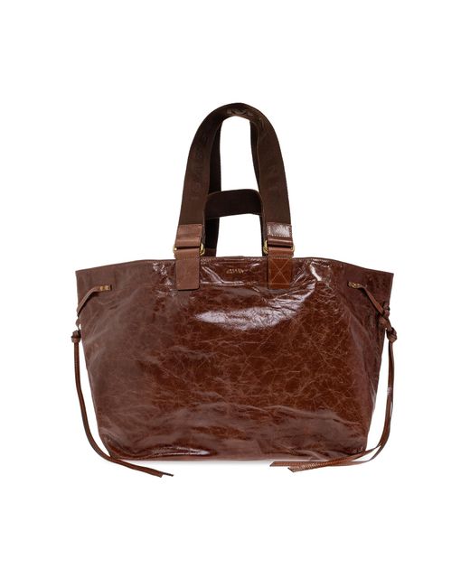 Isabel Marant Brown "Wardy" Shopper Bag