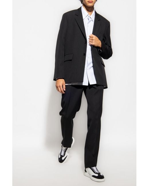 Jil Sander White Striped Shirt for men