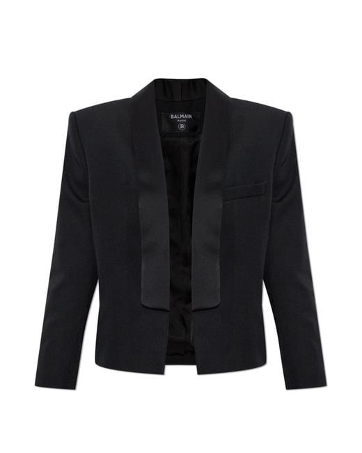 Balmain Black Wool Blazer