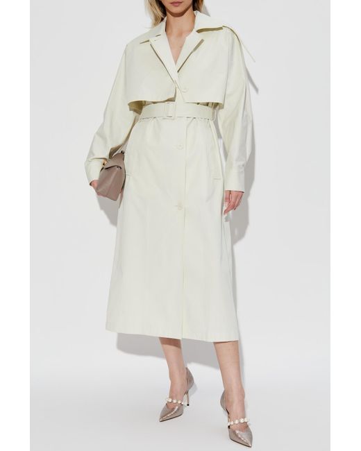 Blouson Trench Lanvin Femme Taille 44 - Occasion Très Bon état - Vert