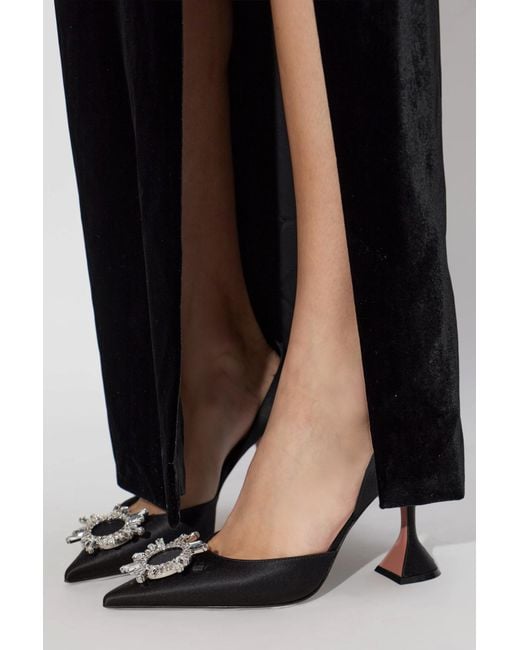 AMINA MUADDI Black 'Begum' Heeled Shoes