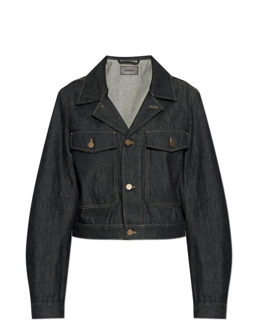 Lemaire Black Denim Jacket