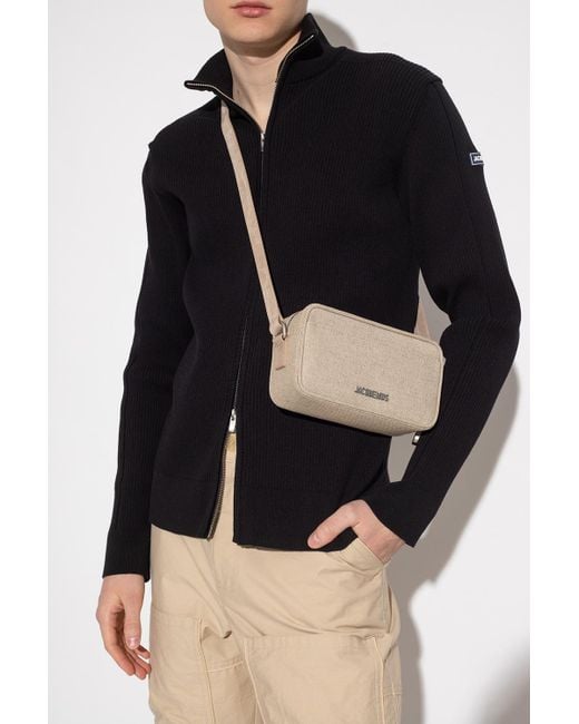 Jacquemus Canvas 'le Shoulder Bag in Beige (Natural) for Men Lyst