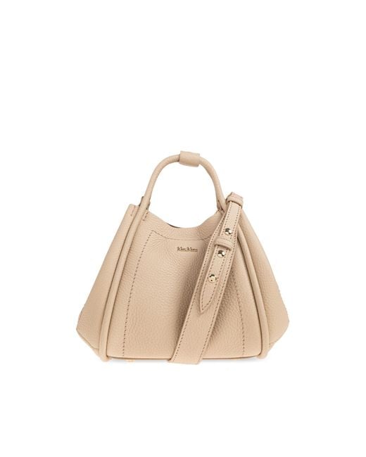 Max Mara Black Leather Handbag "Marine Xs"