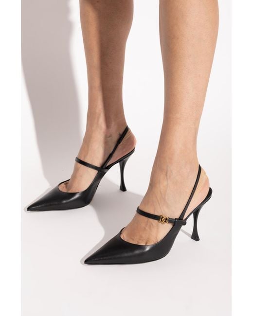 Dolce & Gabbana Black Heeled Shoes