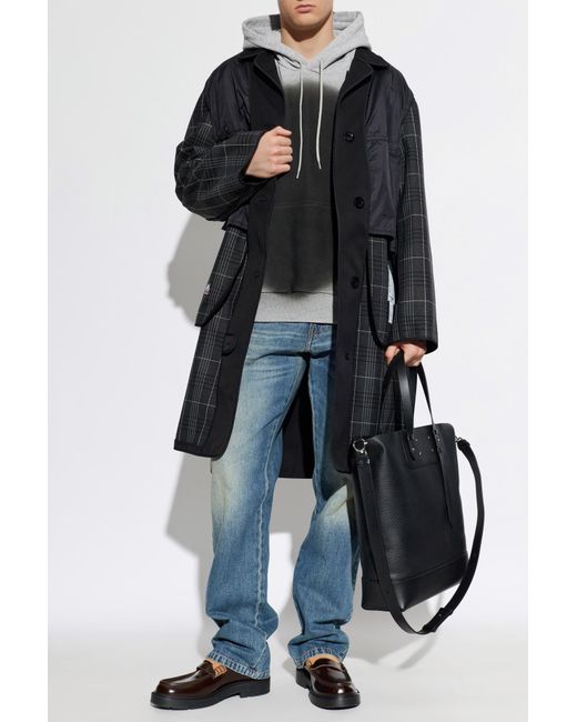 MM6 by Maison Margiela Gray Hoodie for men