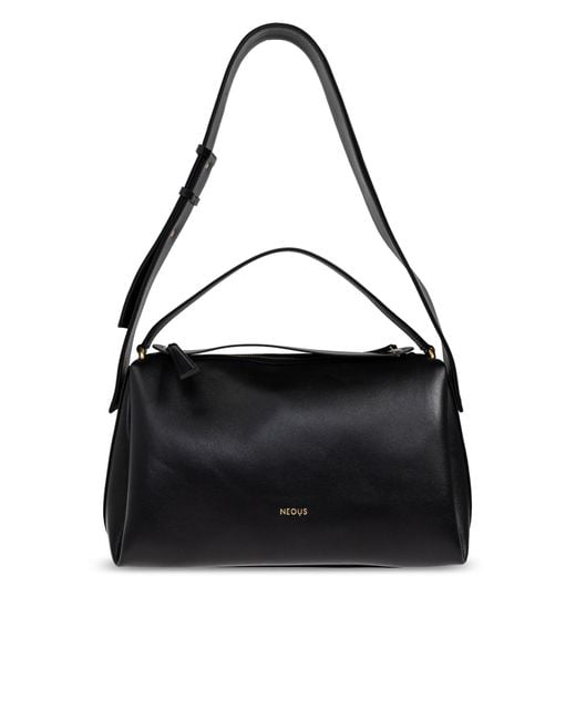 Neous Black Shoulder Bag 'Scorpius'