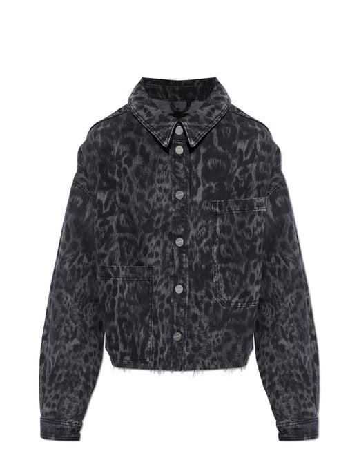 AllSaints Black 'Nicky' Denim Jacket