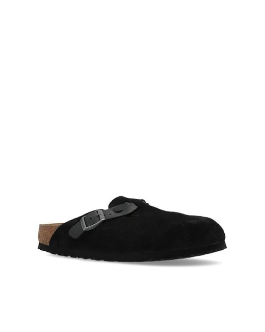 Birkenstock Black Boston Braided Clogs