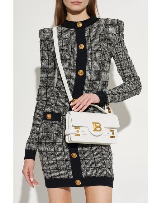 Balmain Gray Handbag 'B-Buzz 24'