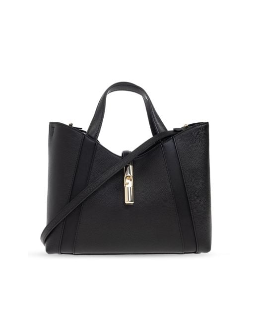 Furla Black Handbag "Goccia Small"