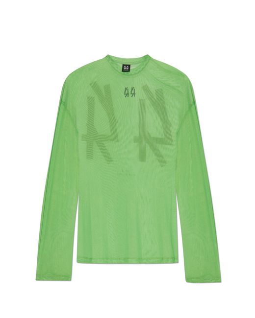 44 Label Group Green Long Sleeve T-Shirt for men