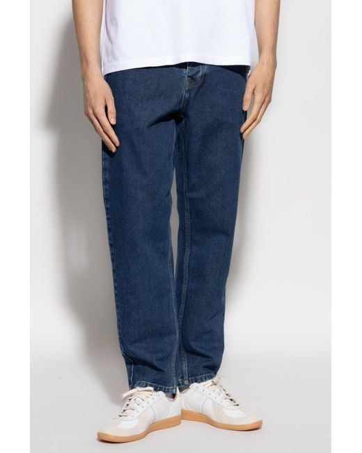 Carhartt Blue Tapered Leg Jeans, for men