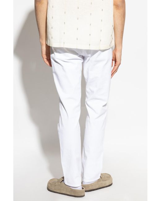 Rag & Bone White Slim Jeans for men
