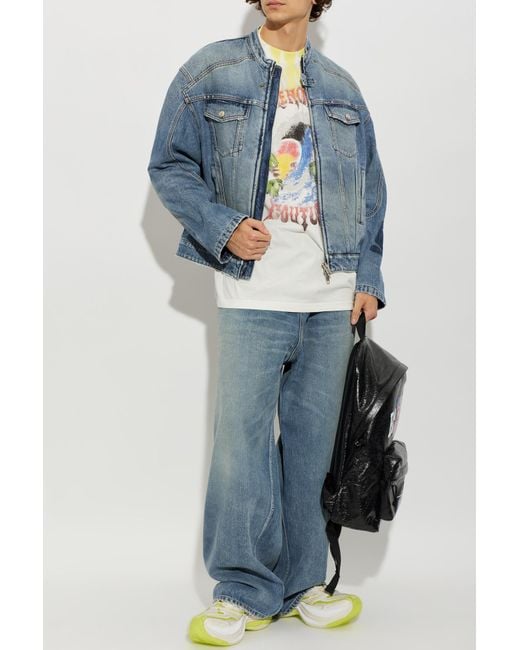 Balenciaga Blue Denim Jacket for men