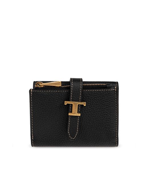 Tod's Black Leather Wallet