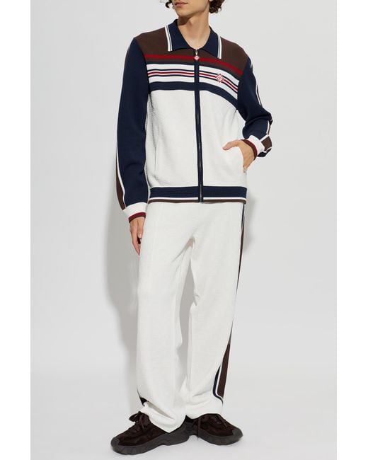 Casablanca Black Trousers With Side Stripes for men