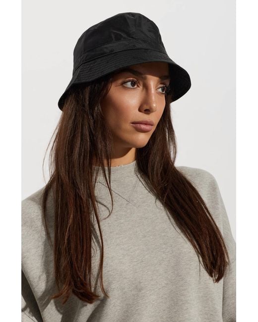 Moschino Black Monogram Hat