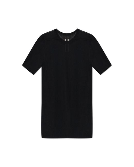 Rick Owens Black Crew-Neck T-Shirt for men