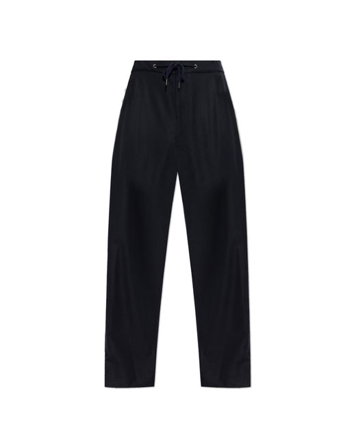 Giorgio Armani Blue Cashmere Trousers for men