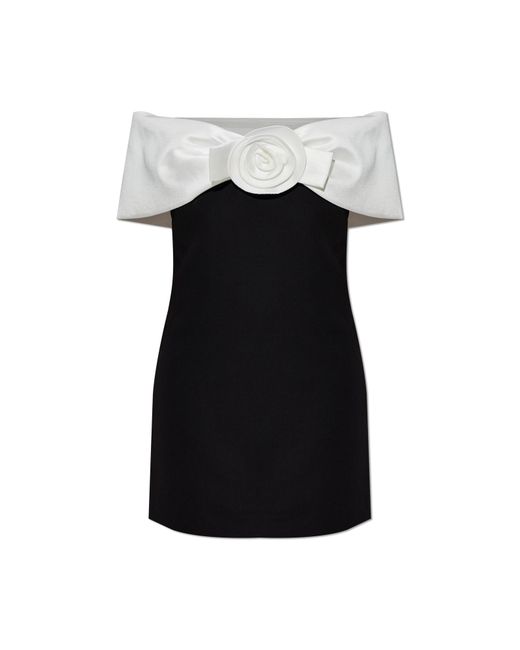 Self-Portrait Black Off-Shoulder Dress