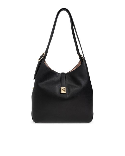 Kate Spade Black Rectangular Leather Top-Handle Bag