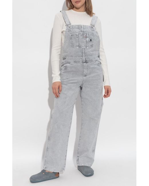 Carhartt White Denim Overalls