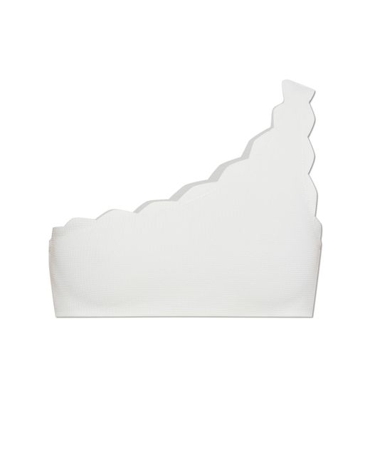 Marysia Swim White Top Of The "Santa Barbara" Swimsuit
