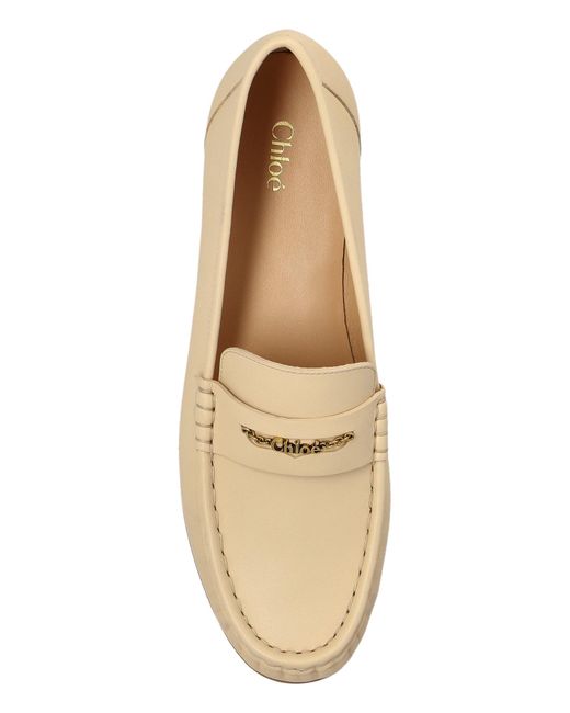 Chloé Natural Loafers
