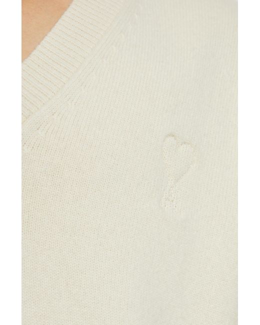 AMI Blue Sweater With Logo