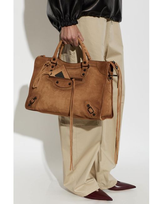 Balenciaga Brown 'Le City Medium' Bag