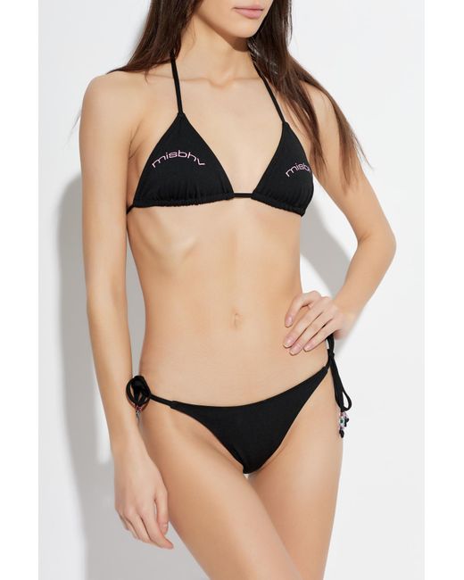 M I S B H V Black Swimsuit Bottoms
