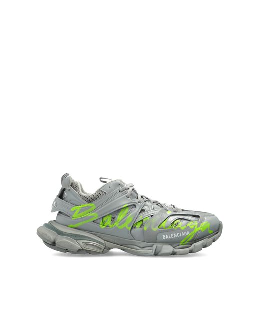 Balenciaga Green 'Track' Sports Shoes for men