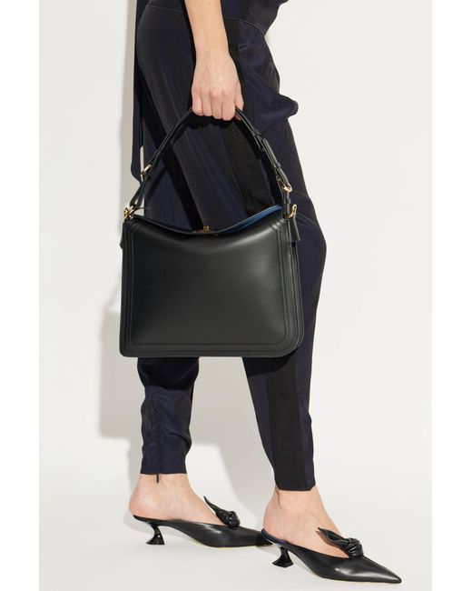 Lanvin Black 'Compagnon' Shoulder Bag