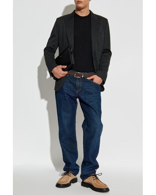 Dolce & Gabbana Blue Straight-Leg Jeans for men