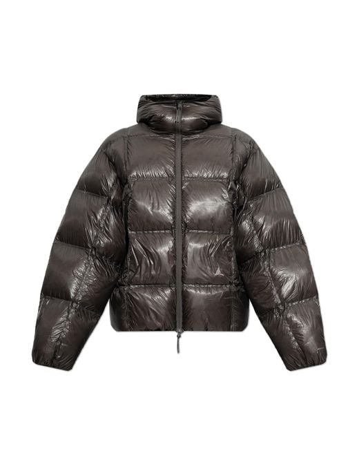 Roa Black Down Jacket With Hood for men
