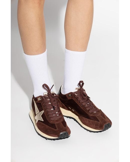 Golden Goose Deluxe Brand Brown 'Running Marathon M77' Sports Shoes