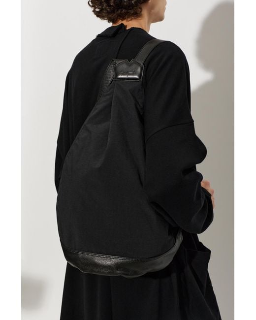 Discord Yohji Yamamoto Black Backpack With Logo for men