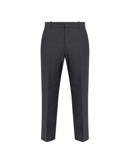 Acne Blue Wool Trousers for men
