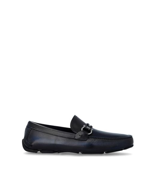 Ferragamo Black Loafers Front for men