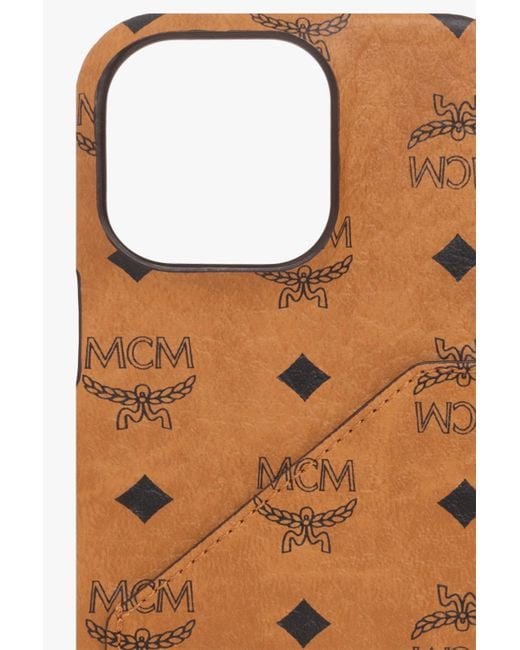 MCM Brown Iphone 13 Pro Case
