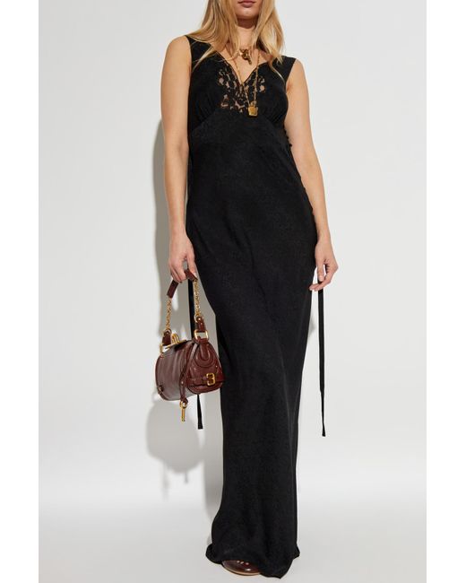 little black lace dress with sleeves Ever-Pretty Ruffled Short Sleeve V-Neck A-Line Formal Dress for Stylish Events main image 1