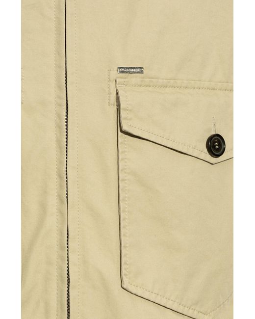 DSquared² Natural Jacket With Shoulder Pads for men
