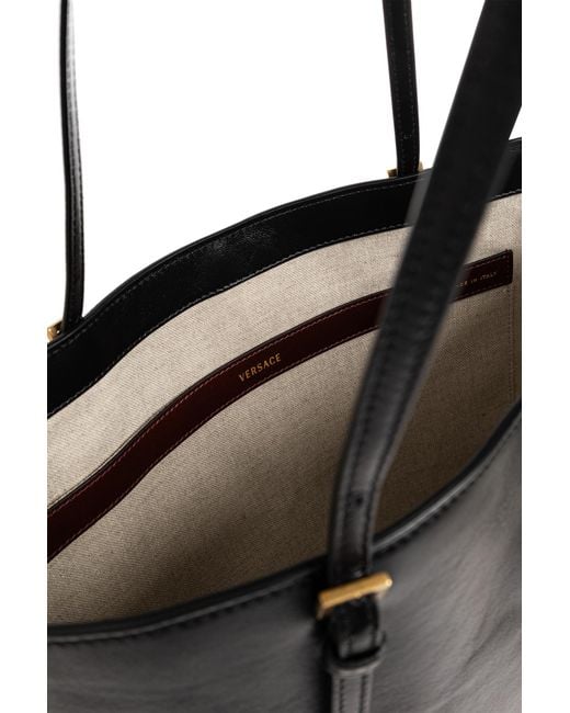 Versace Black Leather Bag